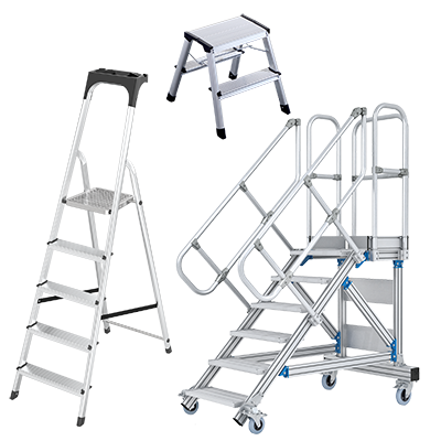 Echelles, escabeaux et échafaudages