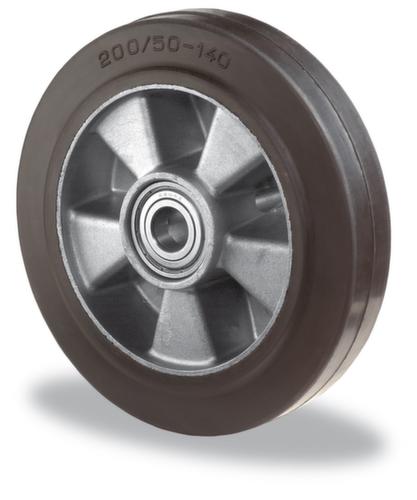 BS-ROLLEN Roue en caoutchouc plein élastique pour fortes charges force max. 550 kg