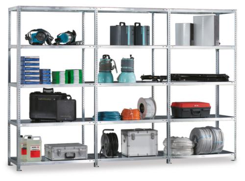 META Rayonnage à boulonner FIX avec charge max. par tablette max. 230 kg