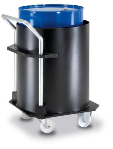 Bac de rétention PE mobile pour fûts de 220 litres