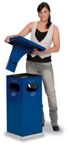 Cendrier poubelle avec 3 ouvertures d'introduction