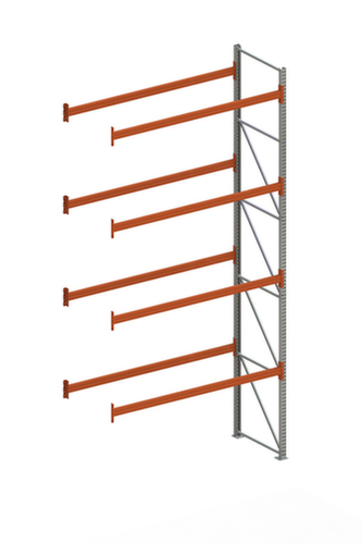 META Rayonnage à palettes MULTIPAL pour 15 palettes, largeur 2785 mm, 5 niveaux de stockage