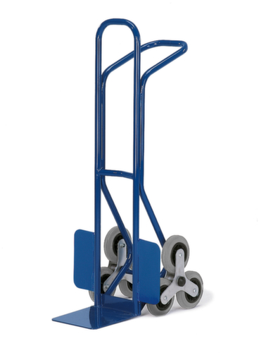 Rollcart Diable pour escaliers 3 étoiles, force 150 kg, largeur de pelle 250 mm, bandage TPE
