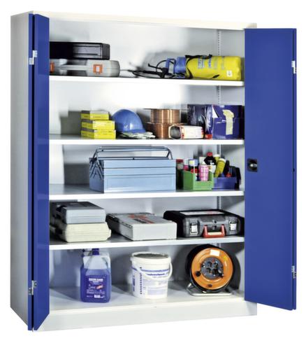 PAVOY Armoire à portes pliantes grand espace Basis en tôle d'acier