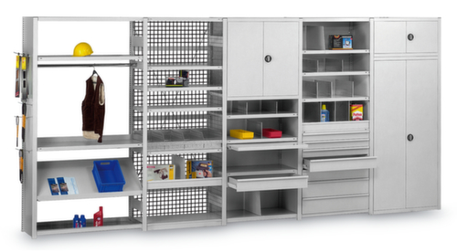 hofe Bloc tiroirs pour rayonnage sans boulons, hauteur x profondeur 1025 x 438 mm