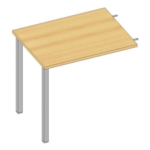 Quadrifoglio Table de rallonge à hauteur réglable Practika pour bureau avec piètement 4 pieds