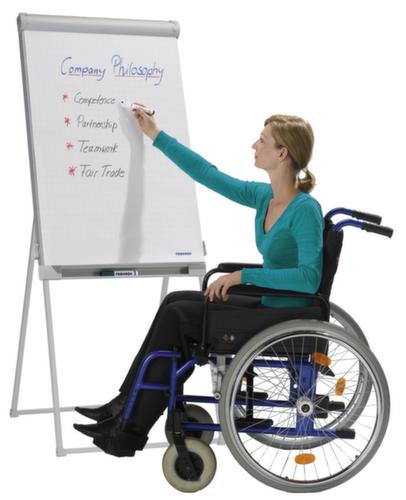 Franken chevalet de conférence PRO Deluxe Standard avec 2 porte-papiers, hauteur 1100 - 1880 mm