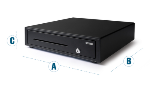 Safescan Tiroir-caisse SD-4141, hauteur x longueur x largeur 115 x 410 x 415 mm