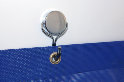 MAUL Aimant à crochet, argent clair, Ø 38,5 mm