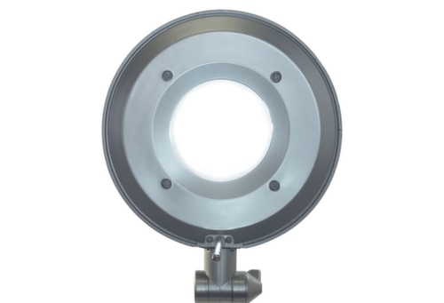 Lampe de table à DEL, lumière blanc neutre, argent