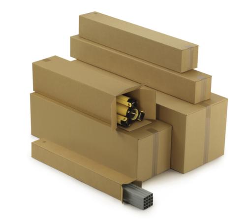 Caisse carton pliante 2 cannelures avec ouverture sur la face avant