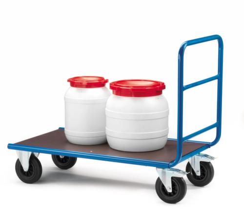 Wagon à cloisons tubulaires avec zone de chargement antidérapante