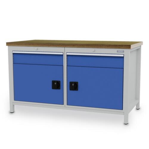 Bedrunka + Hirth Établi avec piètement en plusieurs coloris et différents panneaux