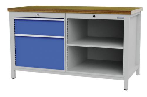 Bedrunka + Hirth Établi avec piètement en plusieurs coloris et différents panneaux