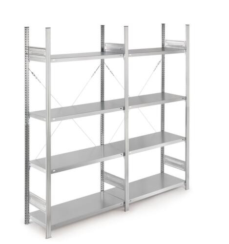 Rayonnage sans boulons ISIPACK© avec 4 tablettes