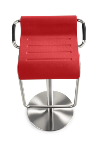 Mayer Sitzmöbel Tabouret de bar réglable en hauteur myOPUS, assise rouge