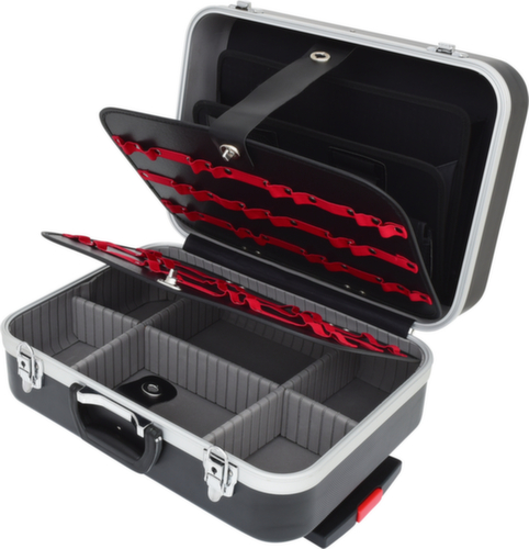 KS Tools Mallette rigide en ABS avec chariot télescopique