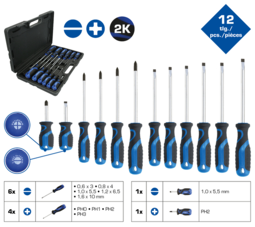 Brilliant Tools Jeu de tournevis