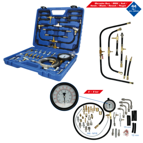 Brilliant Tools Jeu de testeurs de pression de carburant