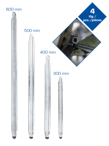 Brilliant Tools Jeu de mandrins pour pneumatiques