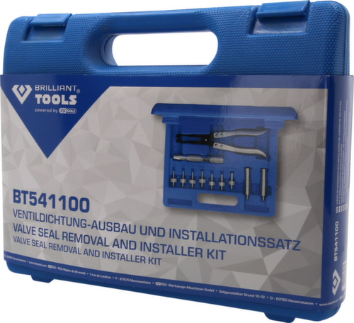 Brilliant Tools Kit de montage et de démontage du joint de tige de soupape