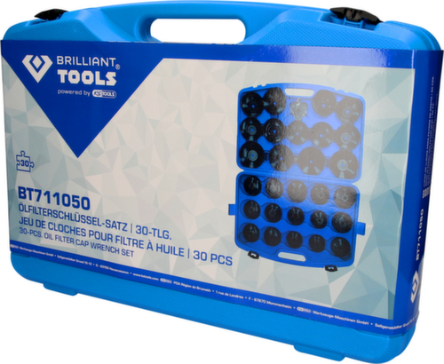 Brilliant Tools Jeu de clés pour filtres à huile