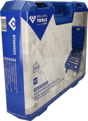 Brilliant Tools Jeu de clés à douille 1/2"