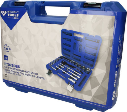 Brilliant Tools Jeu de clés à douille 1/2"