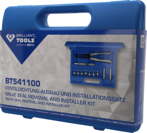 Brilliant Tools Kit de montage et de démontage du joint de tige de soupape