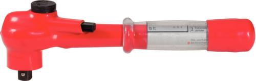 KS Tools Clé dynamométrique 1/2" avec isolation protectrice et tête à cliquet réversible