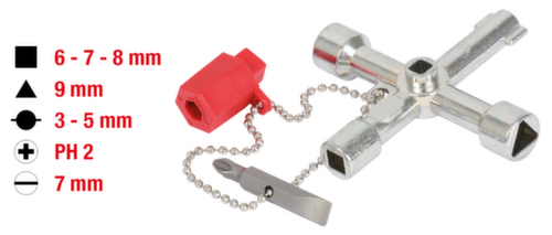 KS Tools Clé universelle d'armoire électrique