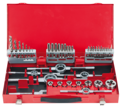 KS Tools Jeu d'outils de filetage HSS Co