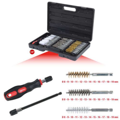 KS Tools Set de brosses de nettoyage MASTER