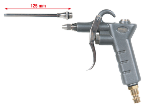KS Tools Pistolet de soufflage à air comprimé avec extension