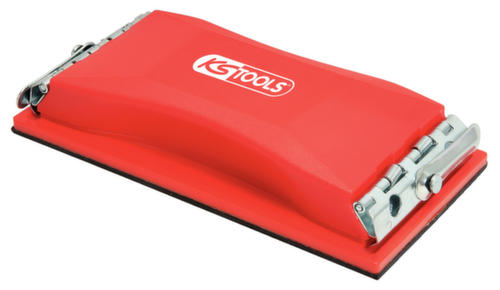 KS Tools Bloc de ponçage avec support en caoutchouc mousse
