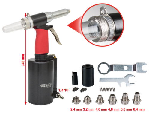 KS Tools Druckluft-Blindniet-Pistole