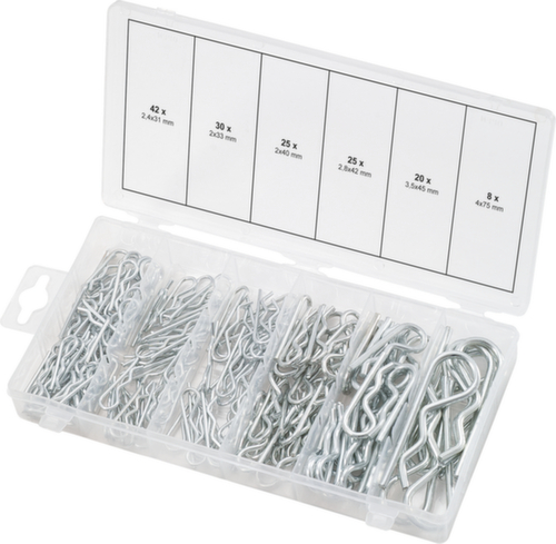 KS Tools Assortiment de goupilles fendues à ressort