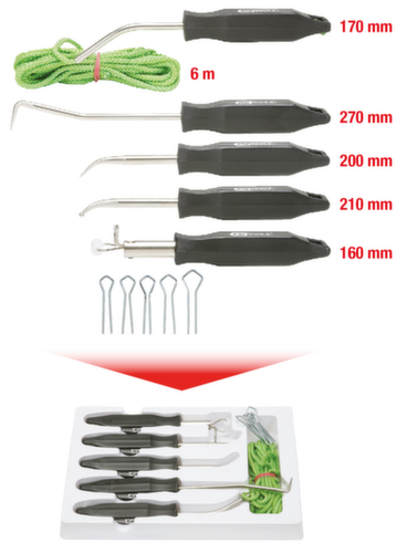 KS Tools Kit de fixation de pare-brise