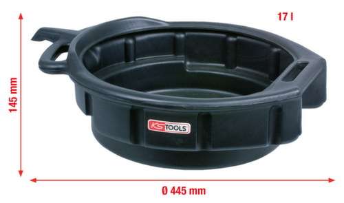 KS Tools Bac de récupération de 17 litres