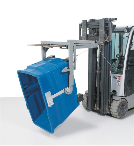 Benne basculante PE avec cadre en acier