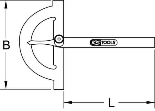 KS Tools protractor