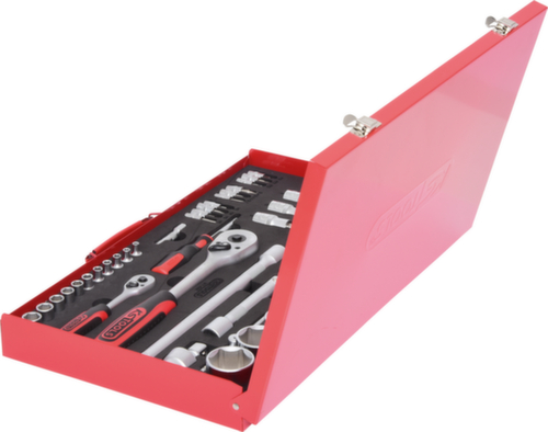 KS Tools Jeu de clés à douille 1/4"+1/2"