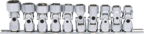 KS Tools Jeu de douilles hexagonales 3/8" CHROMEplus avec joint