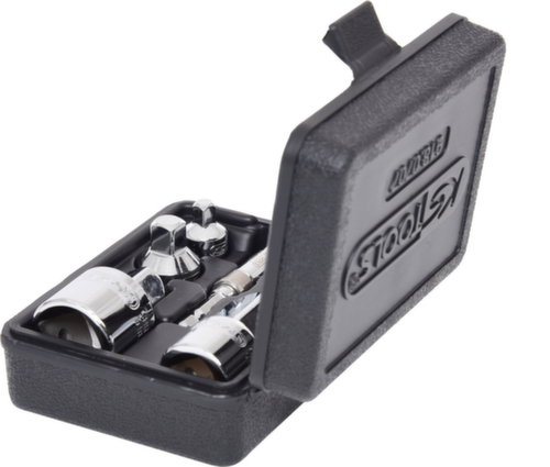 KS Tools Jeu d'adaptateurs d'agrandissement et de réduction 1/4"+3/8"+1/2"+3/4" CHROMEplus
