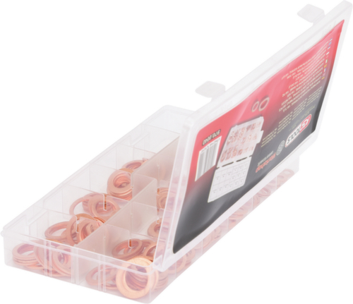 KS Tools Assortiment de bagues d'étanchéité en cuivre