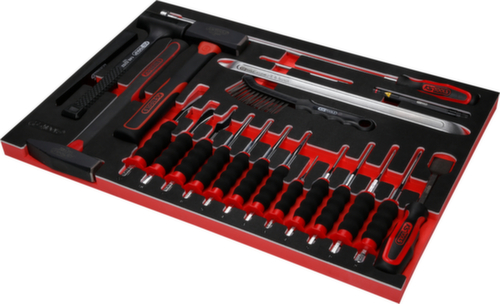 KS Tools Jeu de chariots d'atelier Performanceplus P10 avec 397 outils pour 7 tiroirs