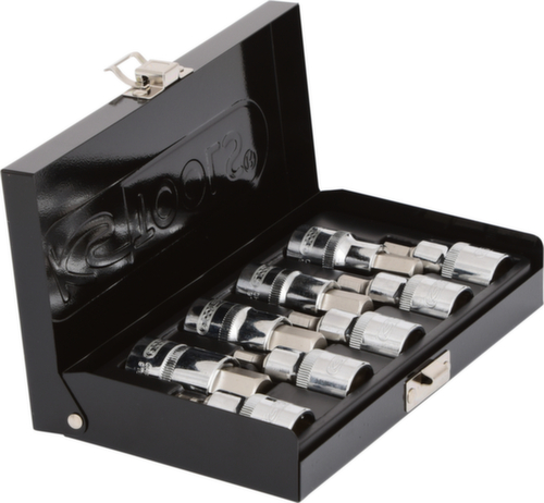 KS Tools Jeu d'embouts hexagonaux 1/2" CHROMEplus