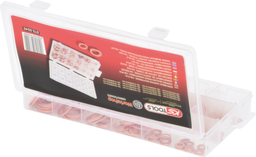KS Tools Assortiment de bagues d'étanchéité en cuivre
