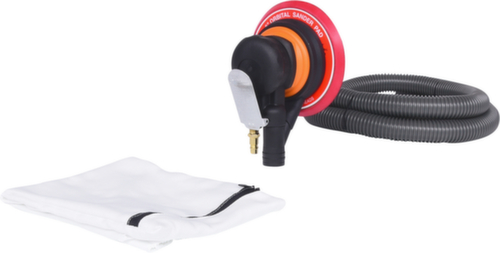 KS Tools Ponceuse excentrique à air comprimé pour ponçage fin avec aspiration des poussières