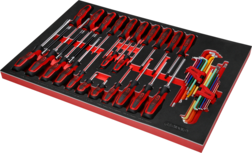 KS Tools Jeu de chariots d'atelier Performanceplus P10 avec 397 outils pour 7 tiroirs